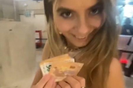 Frame de um vídeo postado por Gabriela Alvarez no TikTok - Metrópoles