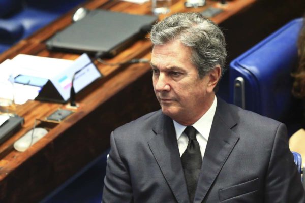 Ex-presidente Fernando Collor de Melo no Senado federal - Metrópoles