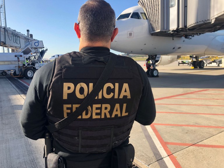 Polícia Federal no aeroporto de São Paulo atos antidemocráticos