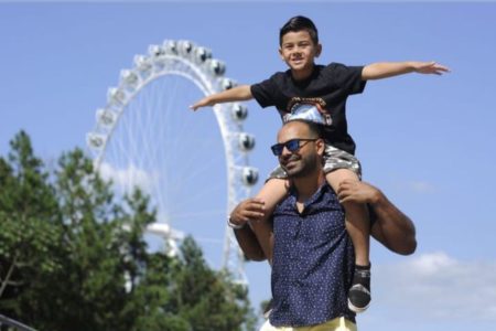 O menino André Juliano, 7 anos, morreu após cair de playgound em SP