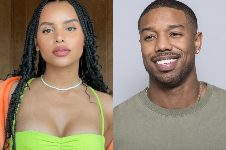 Gleici Damasceno e Michael B. Jordan