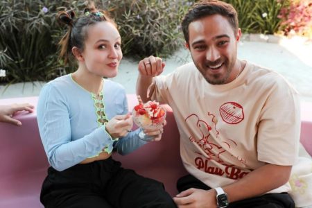 Foto colorida de Larissa Manoela e André Luiz Frambach - Metrópoles