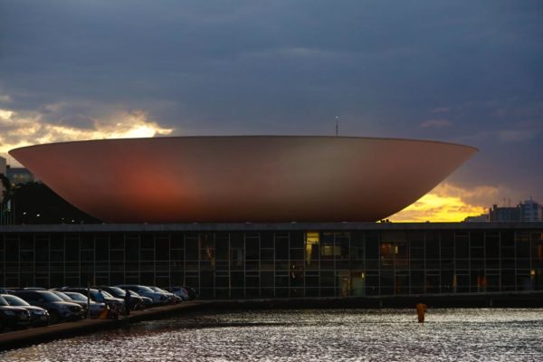 Fim de tarde na cúpula do Congresso Nacional - Metrópoles