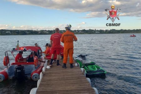 Bombeiros encontram corpo de vítima de afogamento no Lago Paranoá