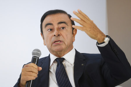 Imagem colorida de Carlos Ghosn