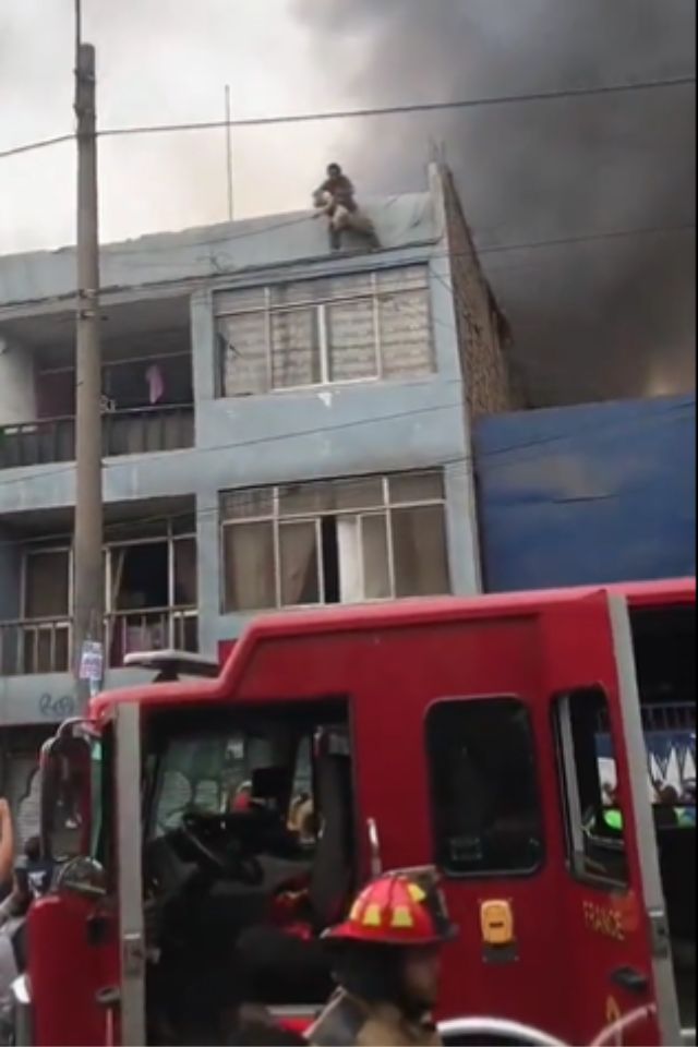 Incêndio no Peru