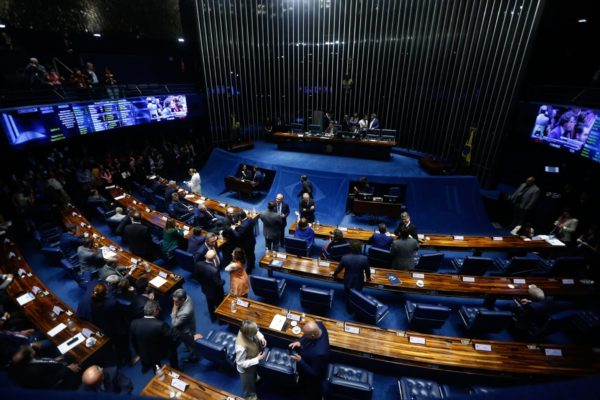 imagem colorida mostra plenário do Senado Federal - Metrópoles