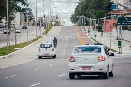 Região da Avenida Dr. Chucri Zaidan, na zona sul de São Paulo