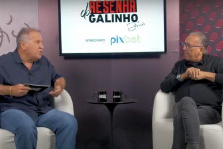 Zico e Galvão Bueno no novo programa do ex-jogador