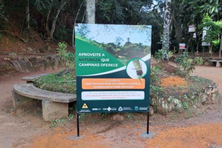 Placa de alerta para febre maculosa em Campinas (SP)