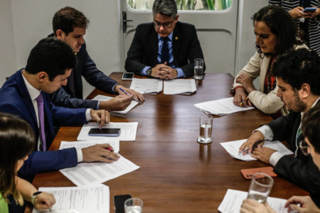 Reunião do chamado "Gabinete Compartilhado" do Congresso Nacional Metropoles