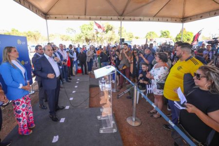 Obra de duplicação de trecho da DF-001 no Jardim Botânico