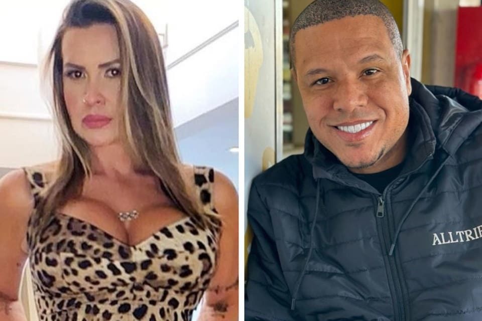 Luis Fabiano e Juliana Paradela