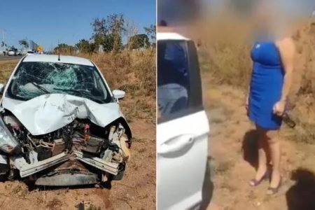 Foto colorida de motorista que atropelou e matou motociclista - Metrópoles