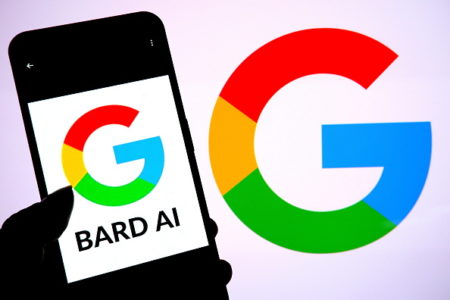 Imagem colorida do Bard, chatbot do Google