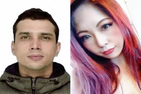 Nas imagens, Anderson e sua ex-mulher, a quem ele é suspeito de assassinar. - Metrópoles