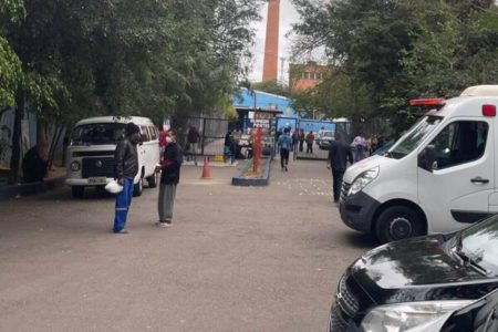 Foto colorida mostra área interna do Complexo Prates