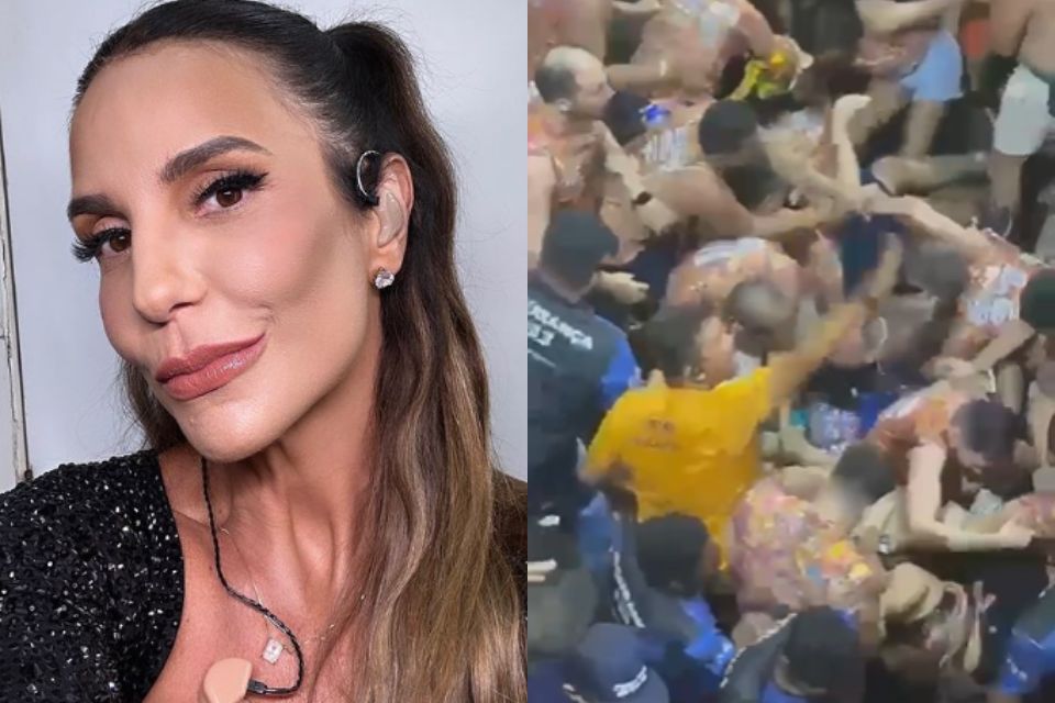 Montagem Ivete Sangalo bloco no Fortal - Metrópoles