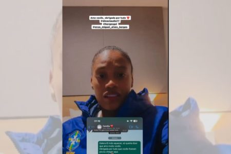Após estreia da Copa, Ary Borges se emociona ao falar da família - Metrópoles