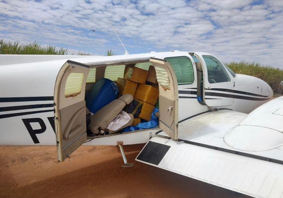 PF avião cocaína