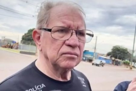 Imagem colorida do delegado em entrevista sobre explosão no Paraná - Metrópoles