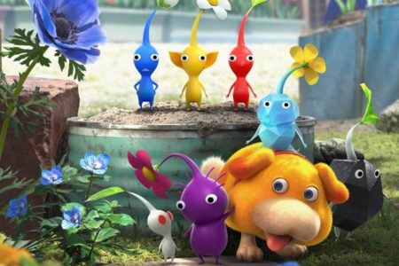 Imagem colorida do jogo Pikmin 4 - Metrópoles