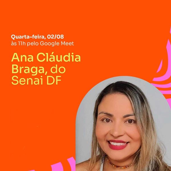 Na imagem com cor, card na cor laranja com a imagem de uma pessoa no canto abaixo - Metrópoles