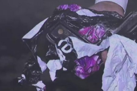 Imagem colorida mostra arma que teria sido usada para matar o policial militar da Rota uma arma