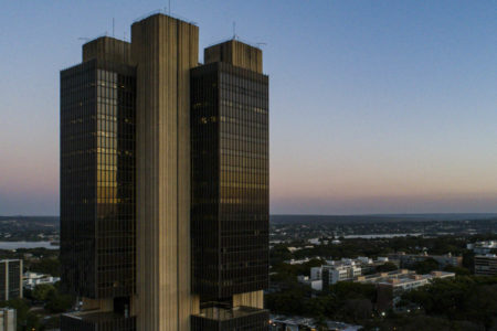 Imagem aérea do Banco Central BC em Brasília Lula concurso focus - Metrópoles