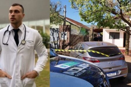 Imagem colorida do médico desaparecido e da casa onde foi encontrado morto - Metrópoles