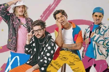 Imagem colorida da banda Restart - Metrópoles