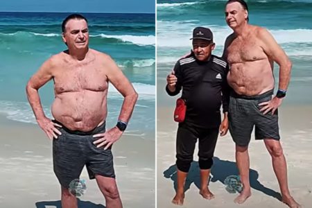 montagem fotos de bolsonaro no rio de janeiro - metropoles