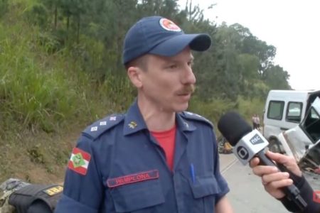 Capitão Filipe Pamplona, do Corpo de Bombeiros Militarv- Metrópoles