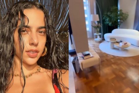 Marina sena mostrando o apartamento dela - Metrópoles