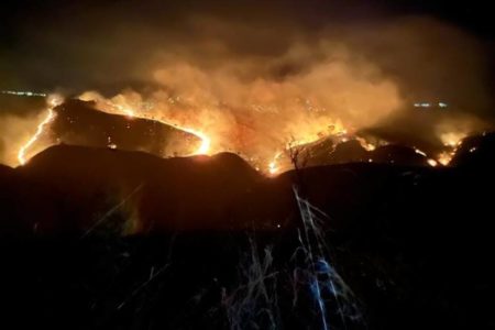 incêndio na fercal