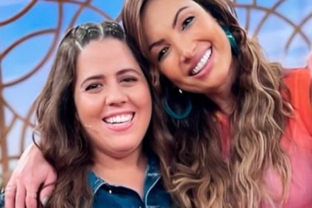 Foto colorida de Tati Machado e Patrícia Poeta - Metrópoles