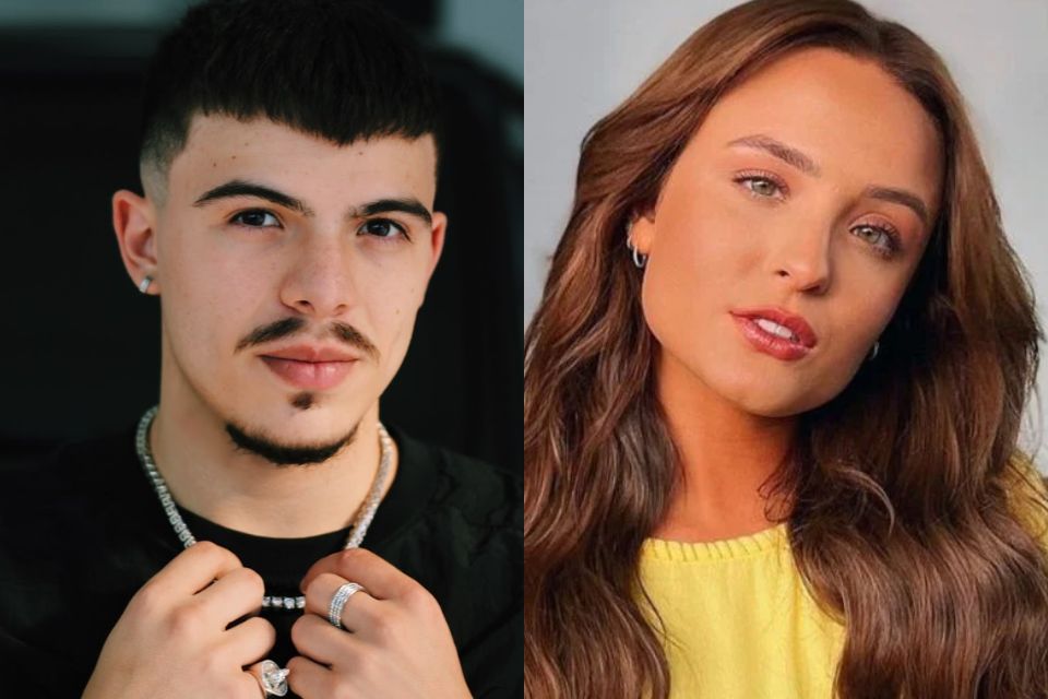 Montagem colorida Thomaz Costa e Larissa Manoela - Metrópoles