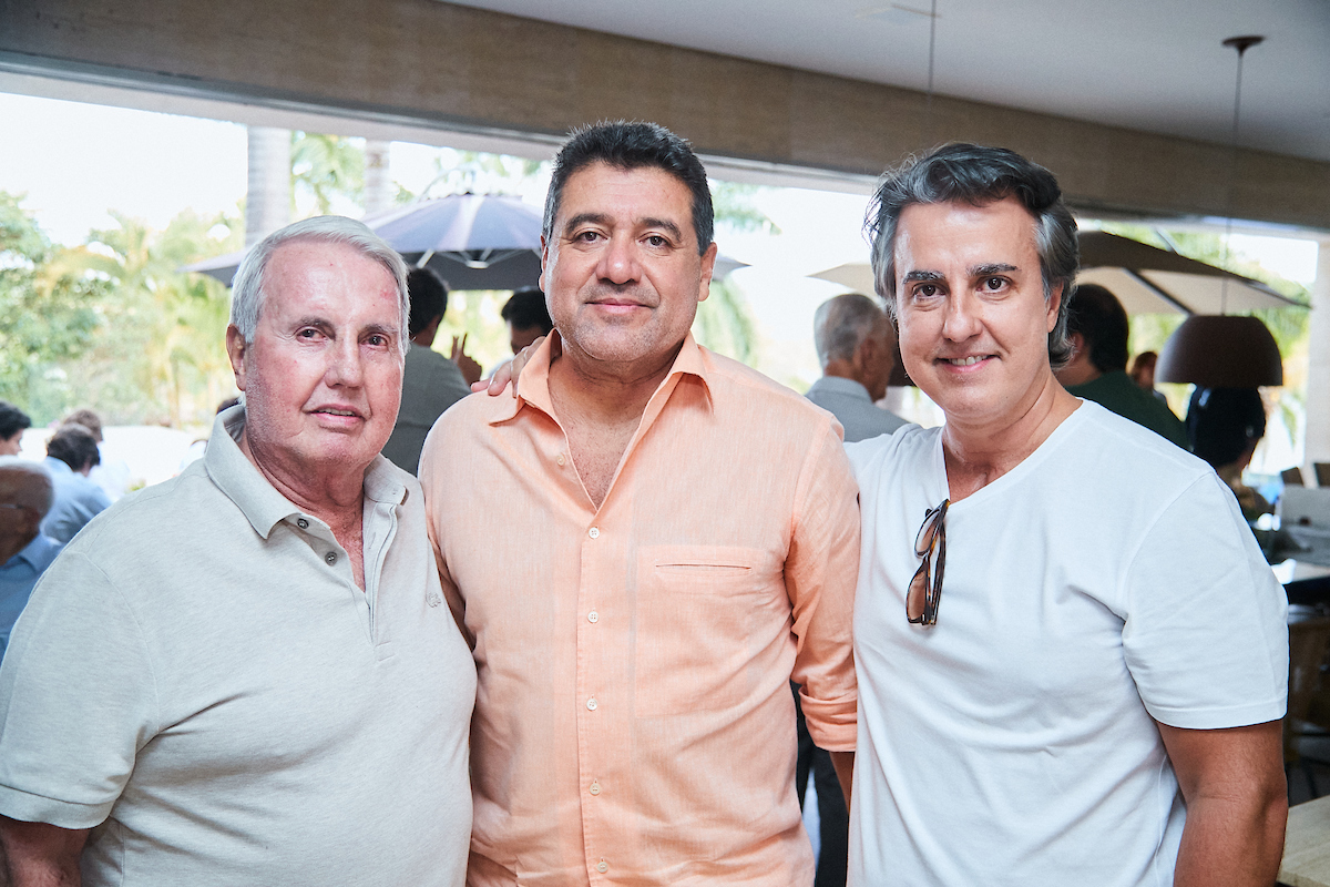 Lazaro Marques, João Carlos Padilha e Leonardo Marques