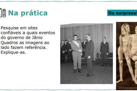 Imagem colorida mostra slide que pede pesquisa em sites confiáveis - Metrópoles