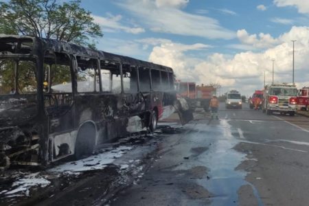 carcaça de ônibus