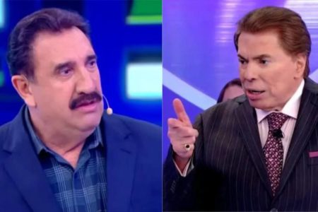 Montagem de Ratinho e Silvio Santos - Metrópoles