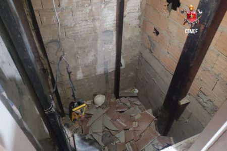 Imagem colorida de obra em Vicente Pires