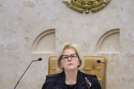 Rosa Weber no plenário do STF