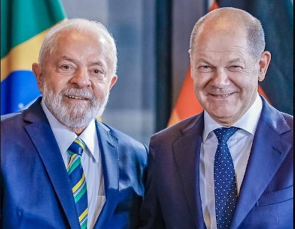 Olaf Scholz e Lula