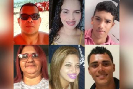 montagem com fotos de vítima de chacina de pernambuco - Metrópoles