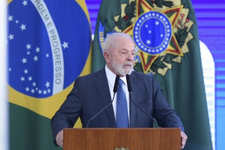 O presidente da República, Luiz Inácio Lula da Silva, discurso durante evento - Metrópoles