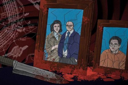 Ilustração de porta retratos com as vítimas do crime da 113 Sul - Metrópoles