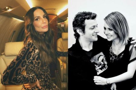 Montagem com fotos de Ivete Sangalo, Sandy e Lucas - Metrópoles