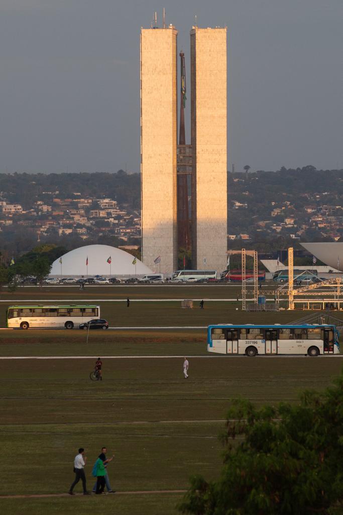 FIm de tarde com o Congresso Nacional em brasília - Metrópoles