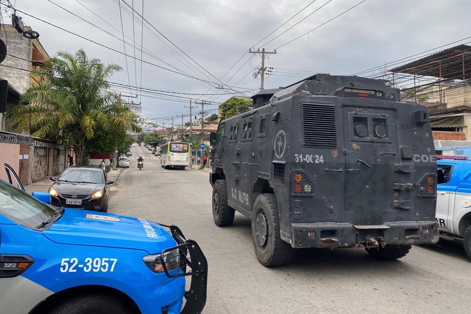 Operação da polícia no RJ contra o Comando Vermelho